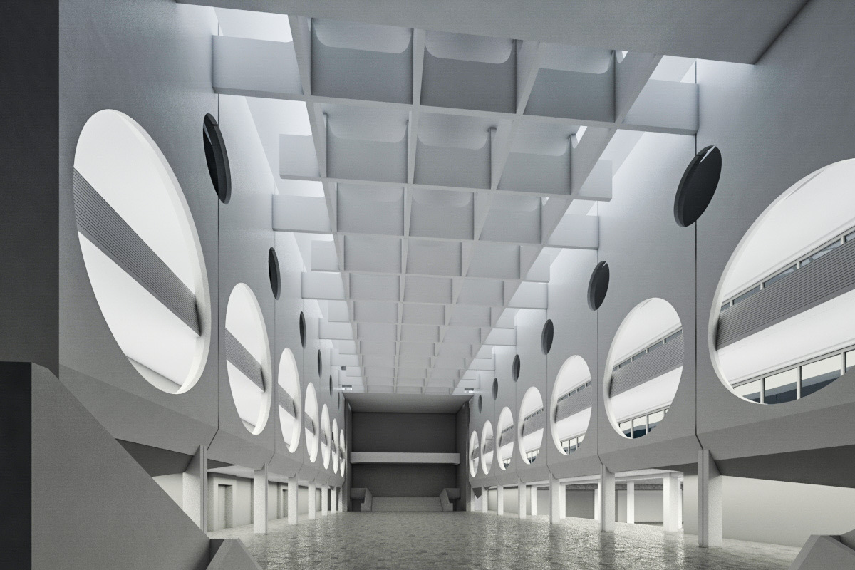 Public Hall Interior, an Architecture 3D Model by 3DNUTS (Photo 1 of 13)