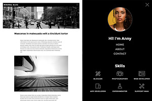 Minimal Blog Drupal 7 Template