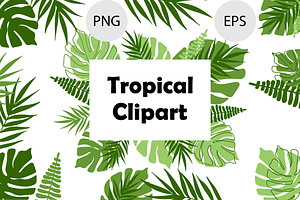 Tropical Clipart Sublimation