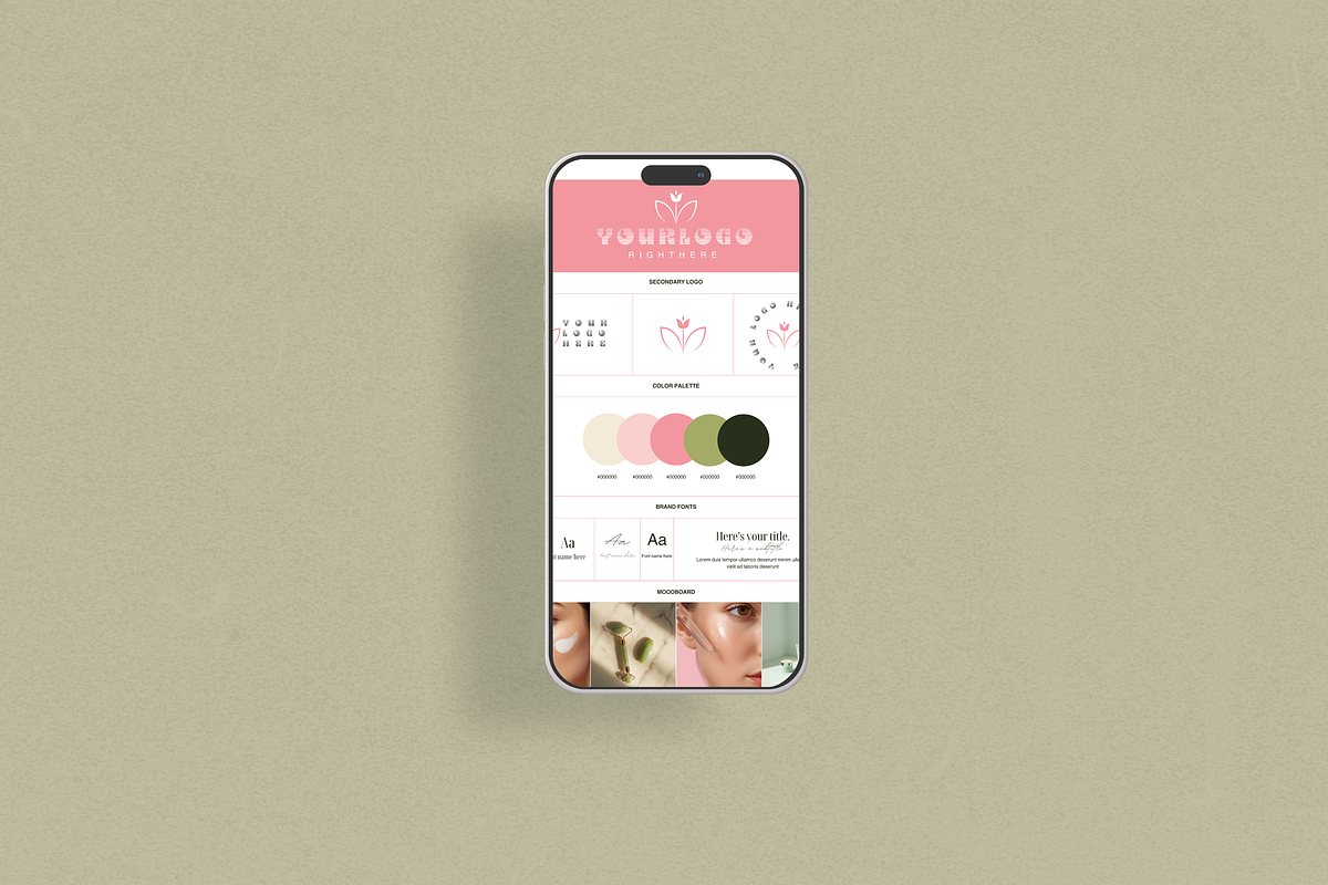 Brand Board Templates, a Branding & Logo Template by My Template Studio (Photo 9 of 10)