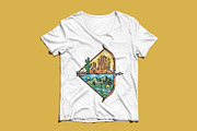 desert and mountain views on the bow, a Seasonal Illustration by gunaonedesign (Thumbnail 3 of 4)