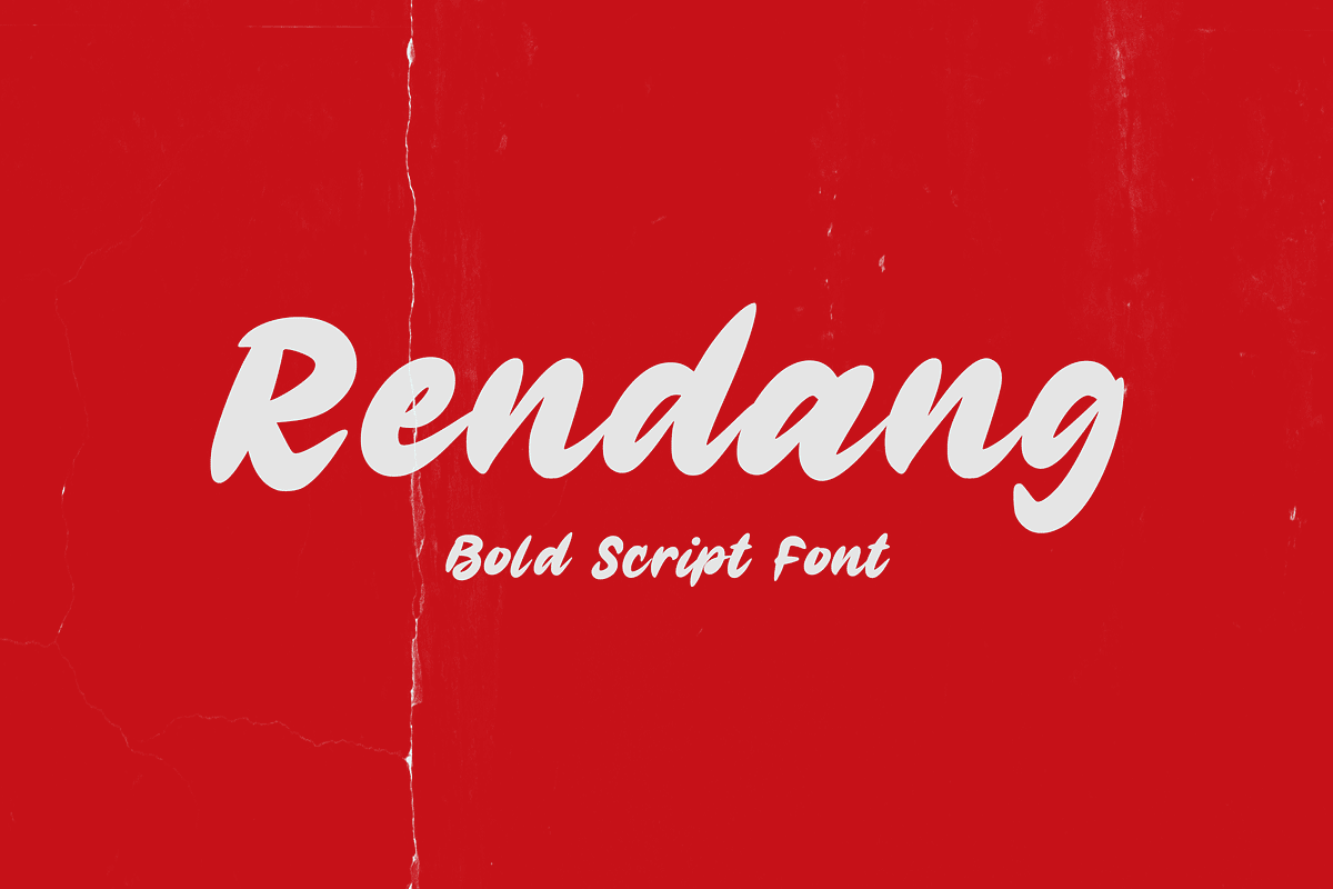 Rendang, a Script Font by Bluestudio (Photo 1 of 8)
