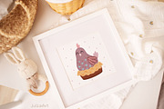 Easter chicken clipart, an Animal Illustration by JulzaArt (Thumbnail 3 of 6)