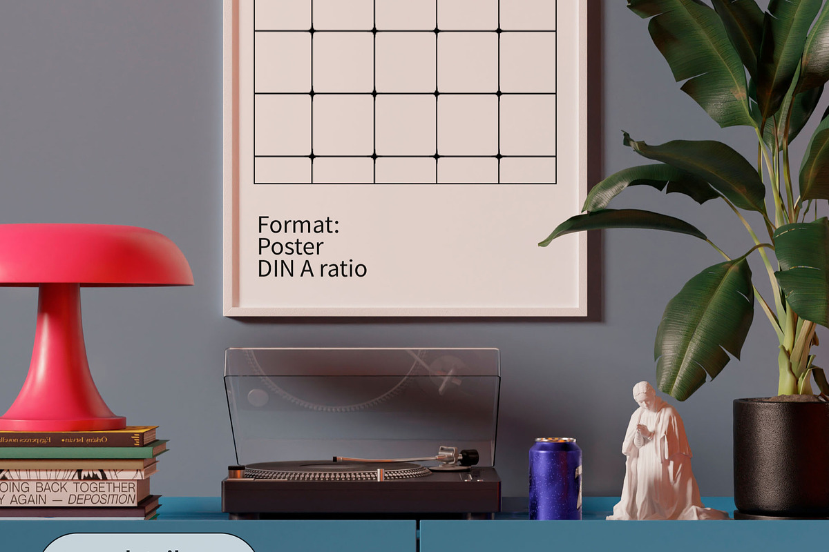 Framed Poster Mockup Bundle MADONNA, a Household Mockup by Bonumo (Photo 5 of 10)