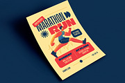 Modern Marathon Run Tournament Flyer, a Flyer Template by VectorVactory (Thumbnail 3 of 3)