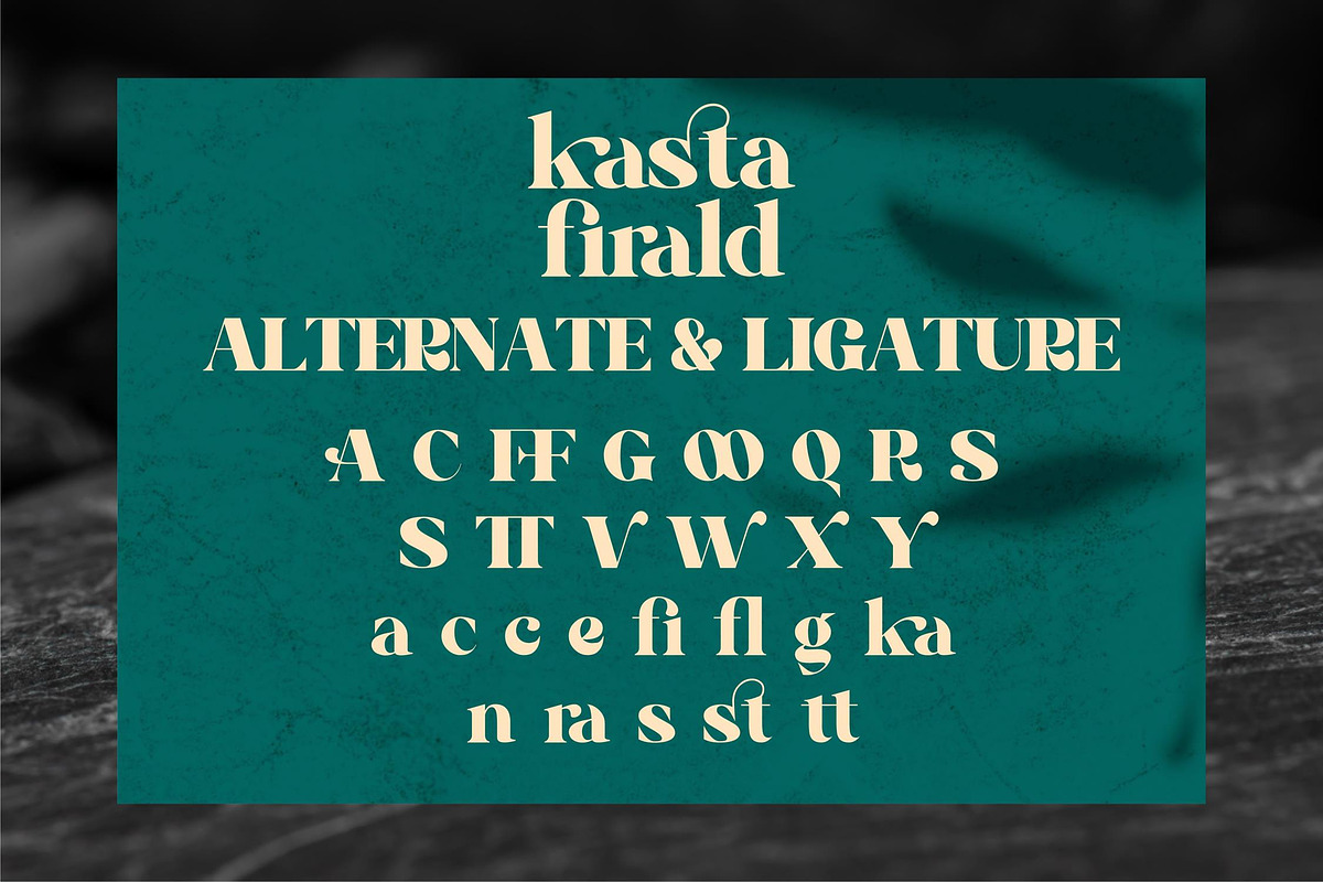 Kasta Firald Serif LS, a Serif Font by GranzCreative (Photo 5 of 18)