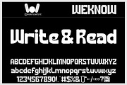 The Writer Font, a Sans Serif Font by weknow (Thumbnail 5 of 8)