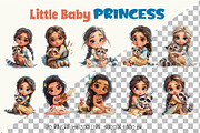 Cartoon Baby Princess.TShirt Sticker, an Animal Illustration by KENO Mascots (Thumbnail 3 of 11)