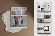 CANVA Minimal Modern Magazine, a Magazine Template by Uyava Space (Thumbnail 2 of 12)