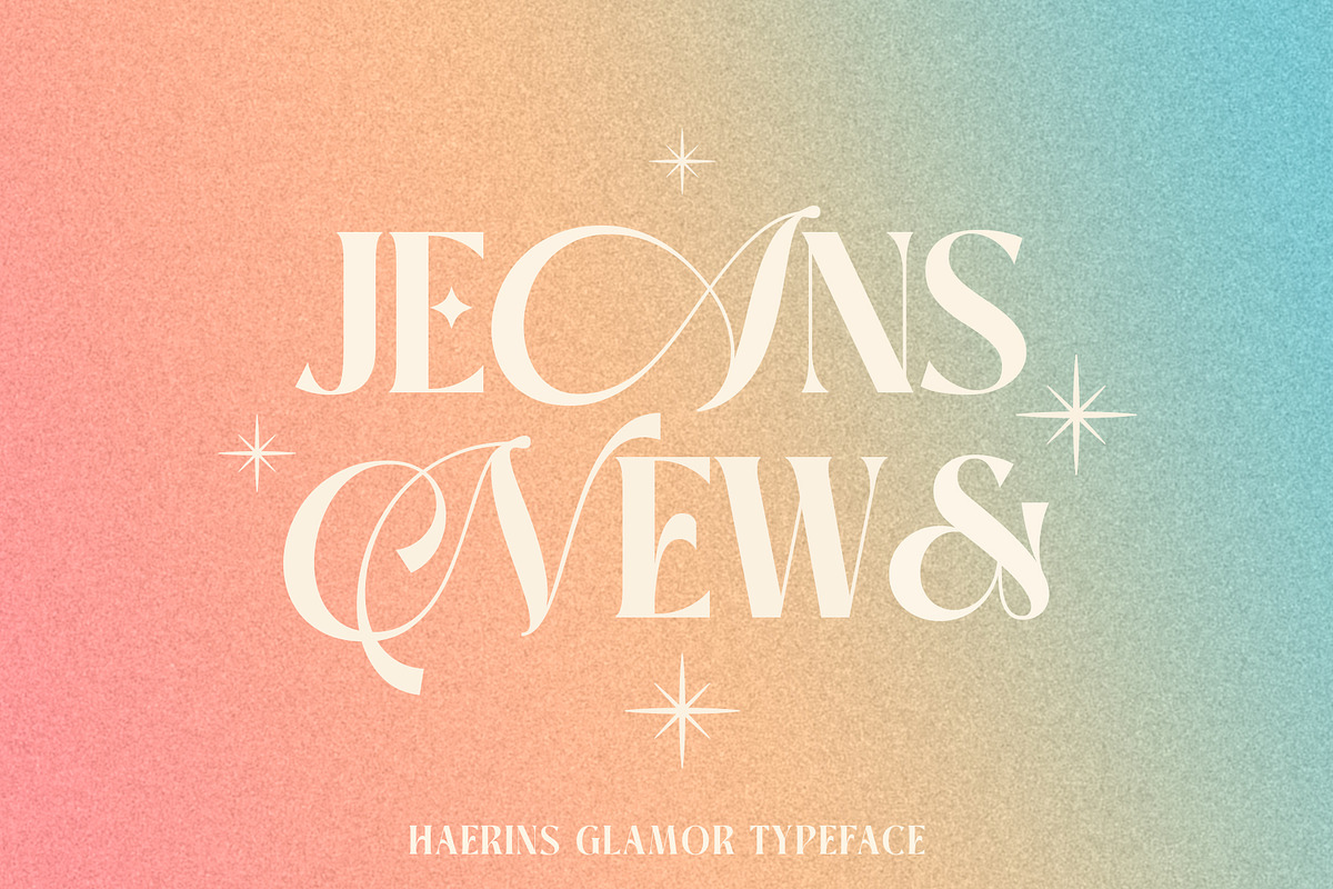 Haerins Glamor, a Serif Font by INKSUN™ (Photo 3 of 9)