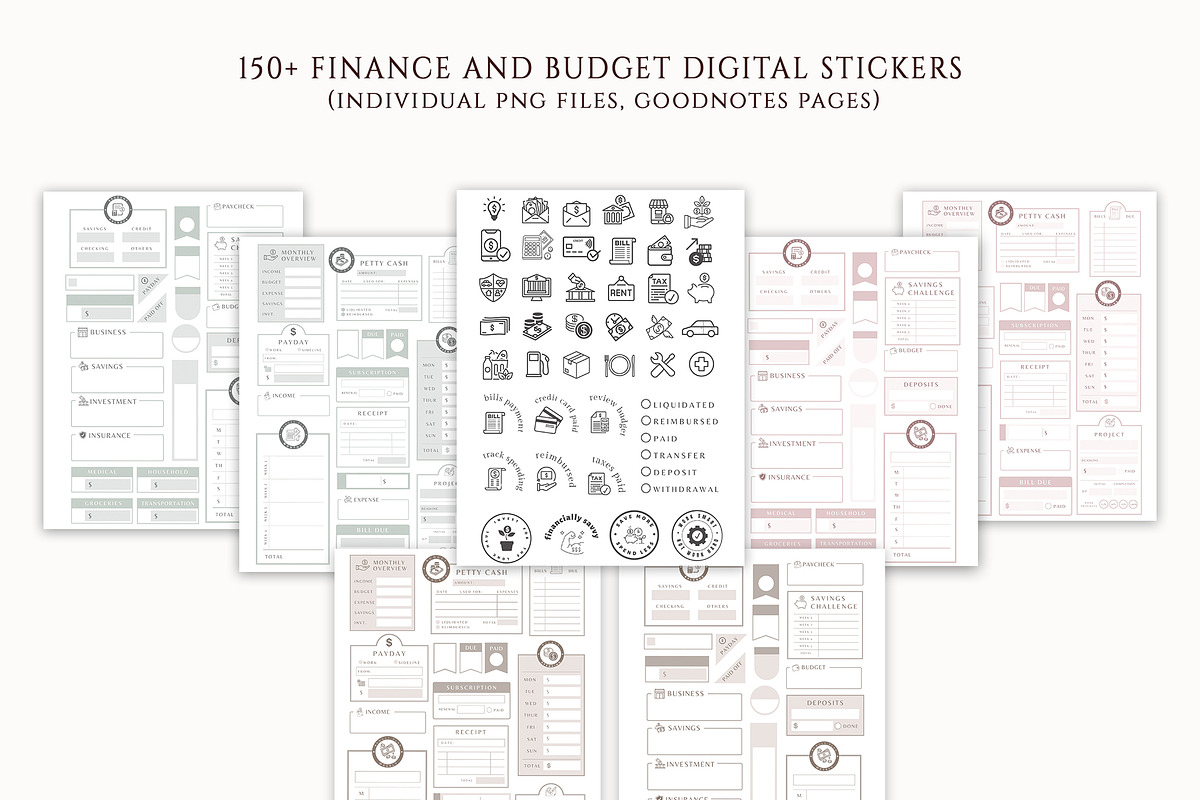Digital Budget Planner iPad, a Presentation Template by SofiaDesign16 (Photo 7 of 8)