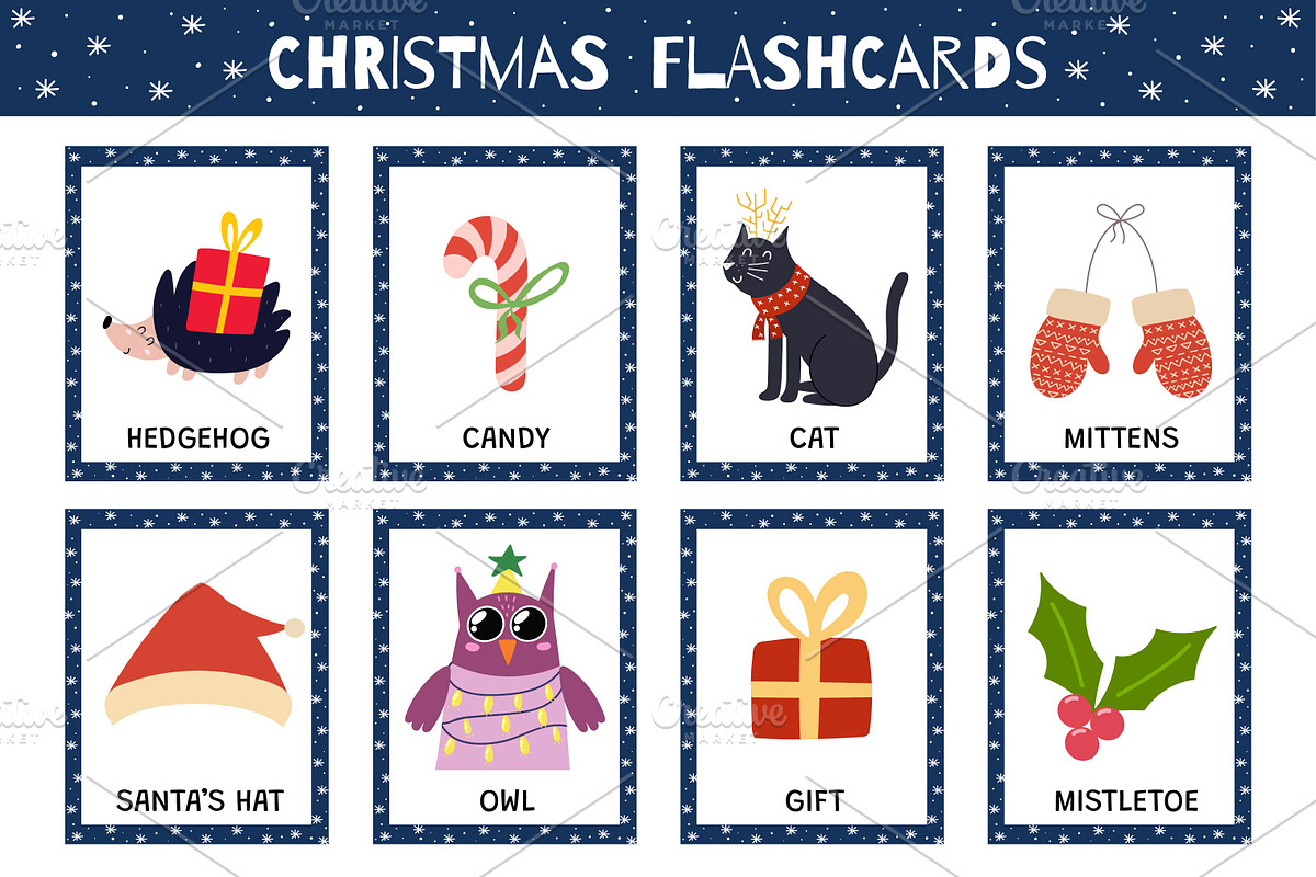 Flashcards for Kids Bundle: 570 in 1, an Education Illustration by Gulnara Sabirova (Photo 33 of 48)