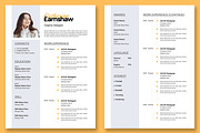 Minimal Resume Layout, a Resume Template by ContestDesign (Thumbnail 3 of 4)