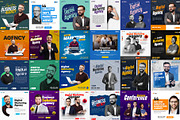 50 Marketing Agency Posts Bundle, a Social Media Template by Saman Osama (Thumbnail 8 of 8)