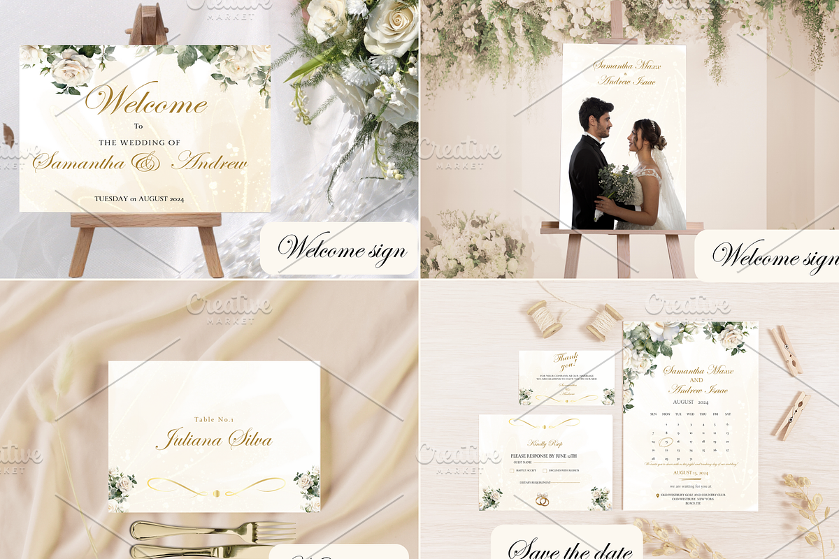 Wedding Invitation Template editable, a Card Template by Digiteve (Photo 2 of 15)