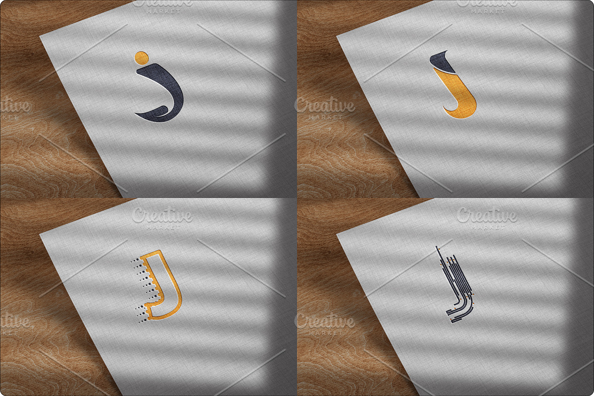 J Monogram 4 Logo Icon Design, a Branding & Logo Template by DesignBox (Photo 1 of 5)