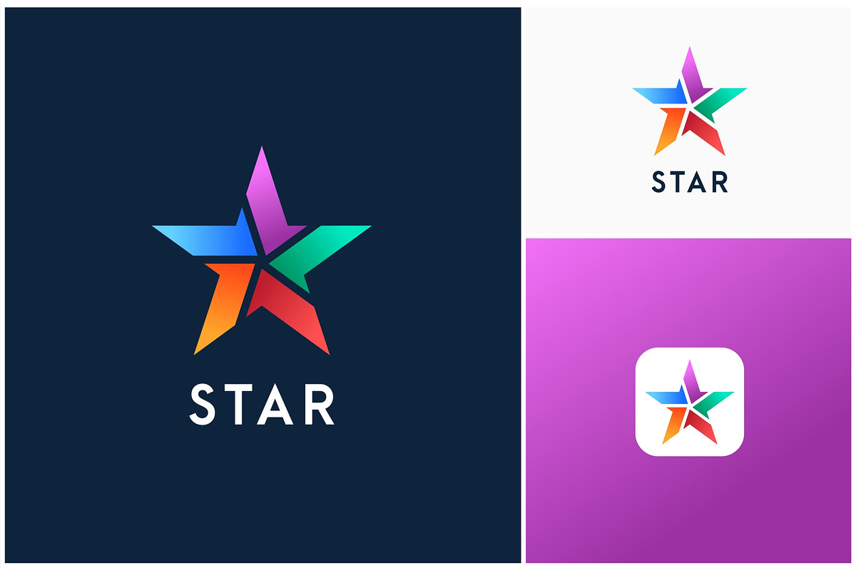 Star Spark Colorful Modern Logo, a Branding & Logo Template by ika trisiana (Photo 1 of 2)