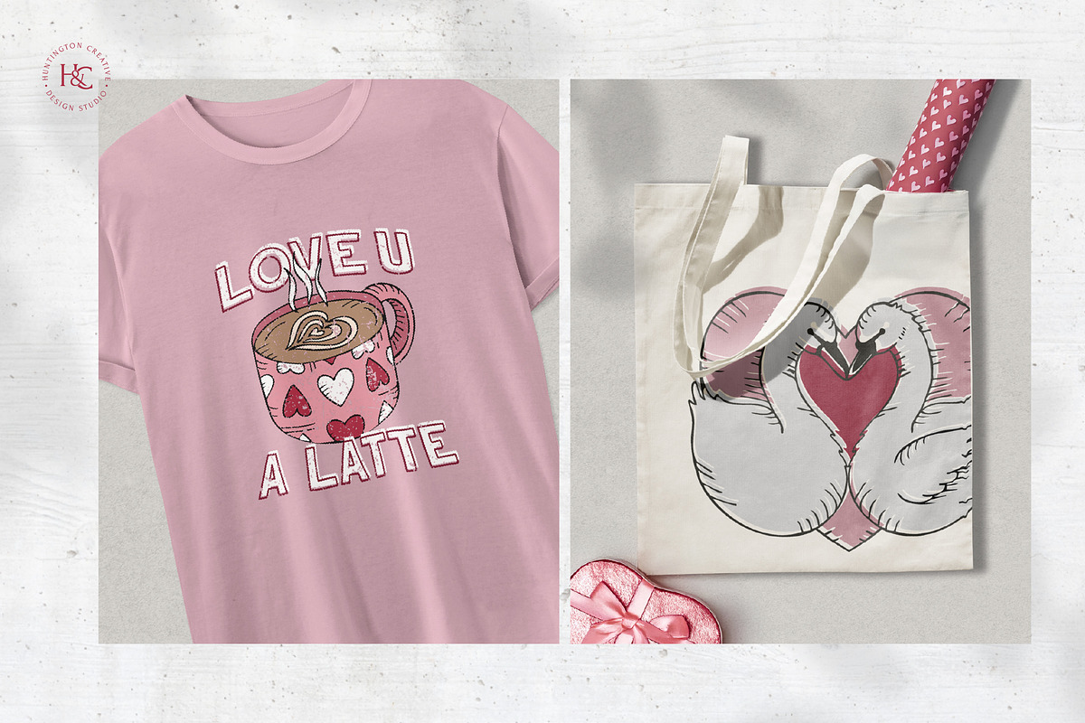Hand Drawn Valentine's Day Images, a Seasonal Illustration by H&C Drawings & Designs (Photo 9 of 15)