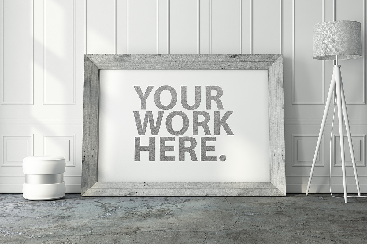 Poster Frame PSD Mockup bundle, a Household Mockup by GreatFruit (Photo 3 of 7)