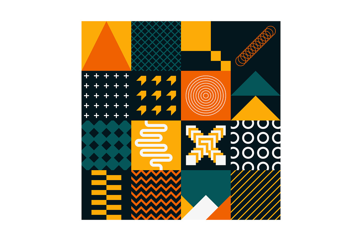 Seamless Geometric Patterns Bundle, a Pattern Graphic by Neo Geo (Photo 9 of 9)