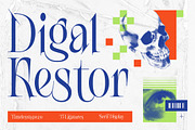 Digal Kestor Serif Display Font, a Serif Font by timelesstype.co (Thumbnail 1 of 10)