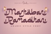 Marhaban Ramadhan, a Font by Omotu Studio (Thumbnail 1 of 14)