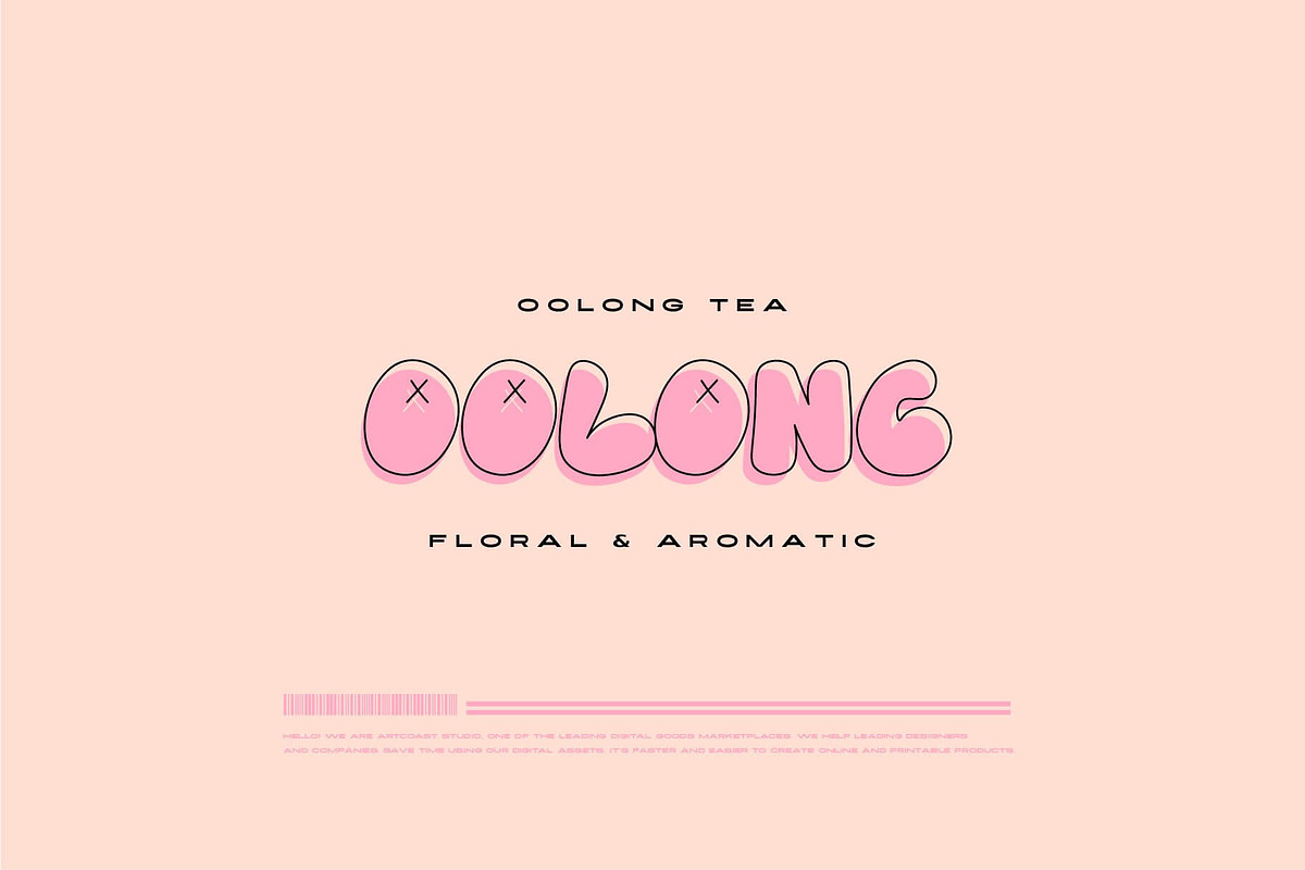 Love Bubble Font, a Font by Artcoast Fonts (Photo 2 of 10)