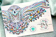 Ethnic Collection: Snowy Owl, an Animal Illustration by ArtoJoy (Thumbnail 1 of 5)