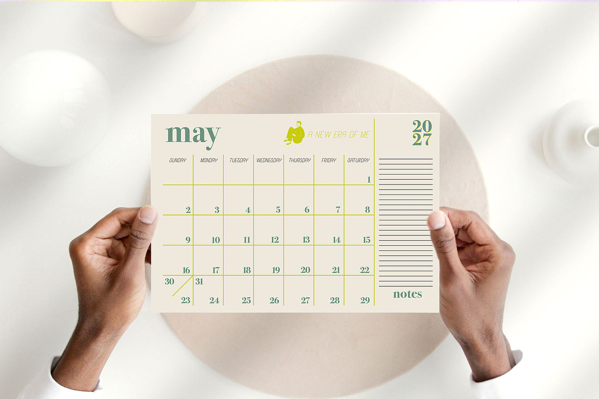 2027 NEW ERA Calendar & Planners, an Object Graphic by Mio Buono (Photo 6 of 16)
