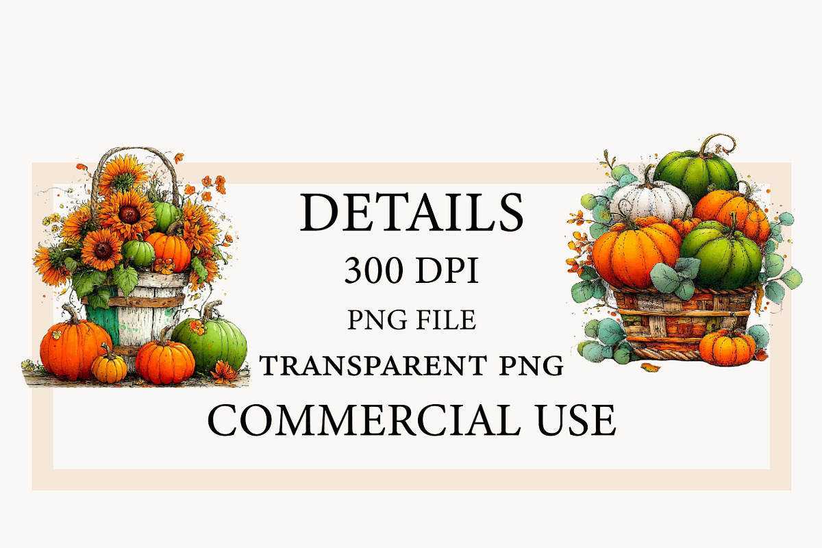 Whimsical Halloween Pumpkin Clipart, a Seasonal Illustration by Designworld (Photo 4 of 7)