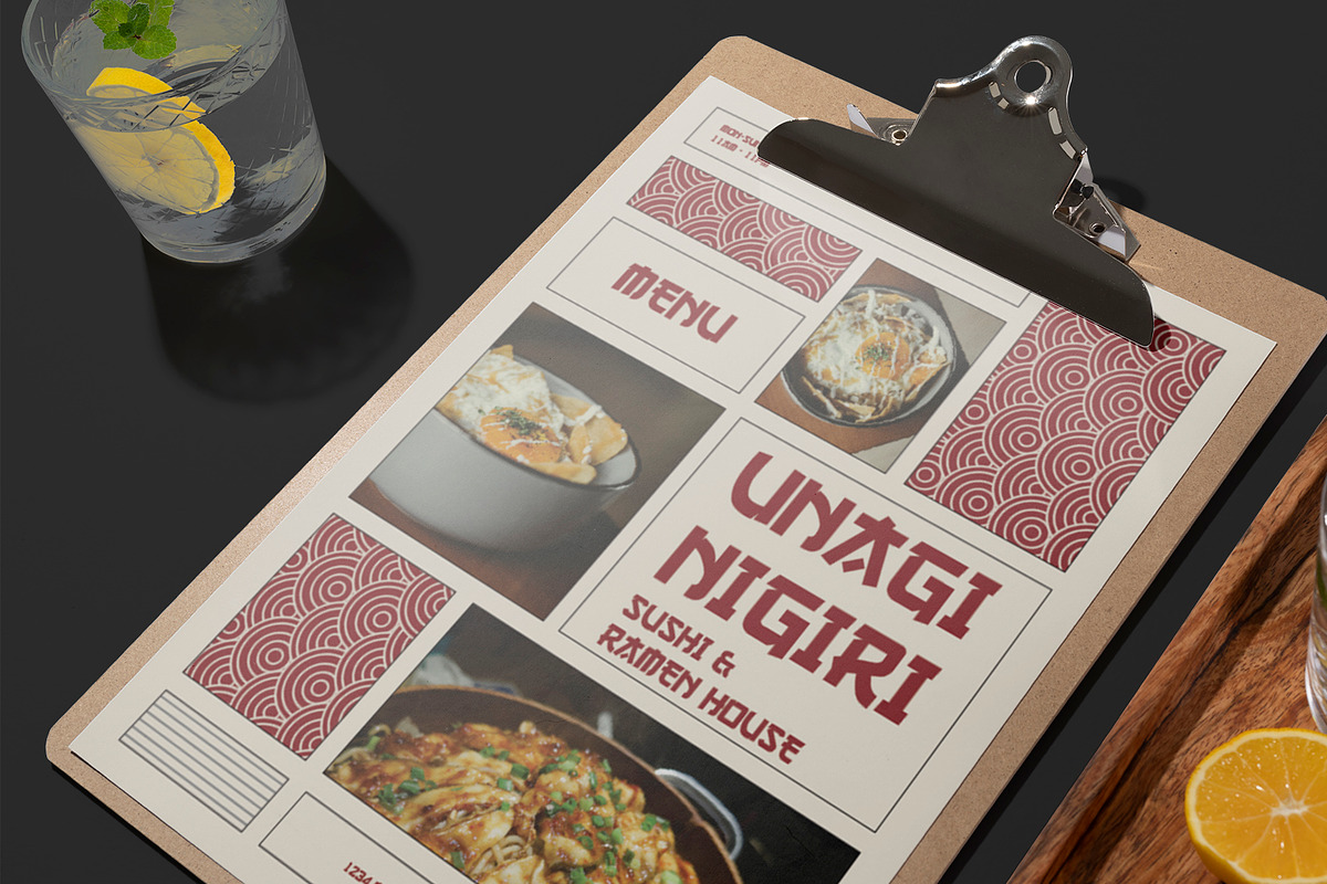 Japanese Restaurant Menu preview 2