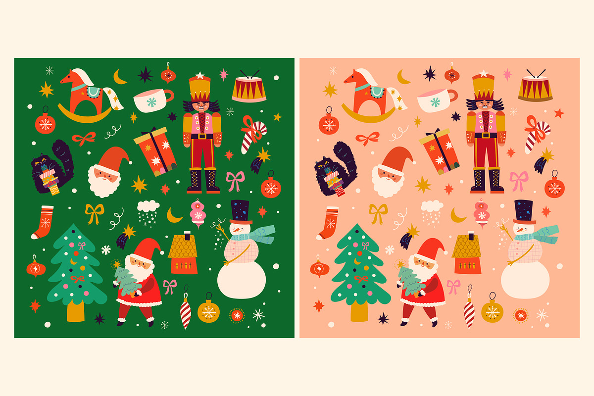 Cute Christmas collection, a Seasonal Illustration by MoleskoStudio (Photo 11 of 30)
