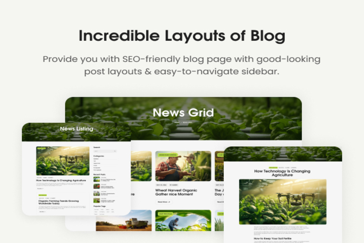 Gofar – Agriculture & Organic Farms, a WordPress Template by Opal Wordpress Theme (Photo 8 of 10)