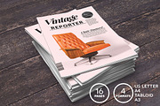 Vintage Newsletter, a Magazine Template by IndieStock (Thumbnail 1 of 5)