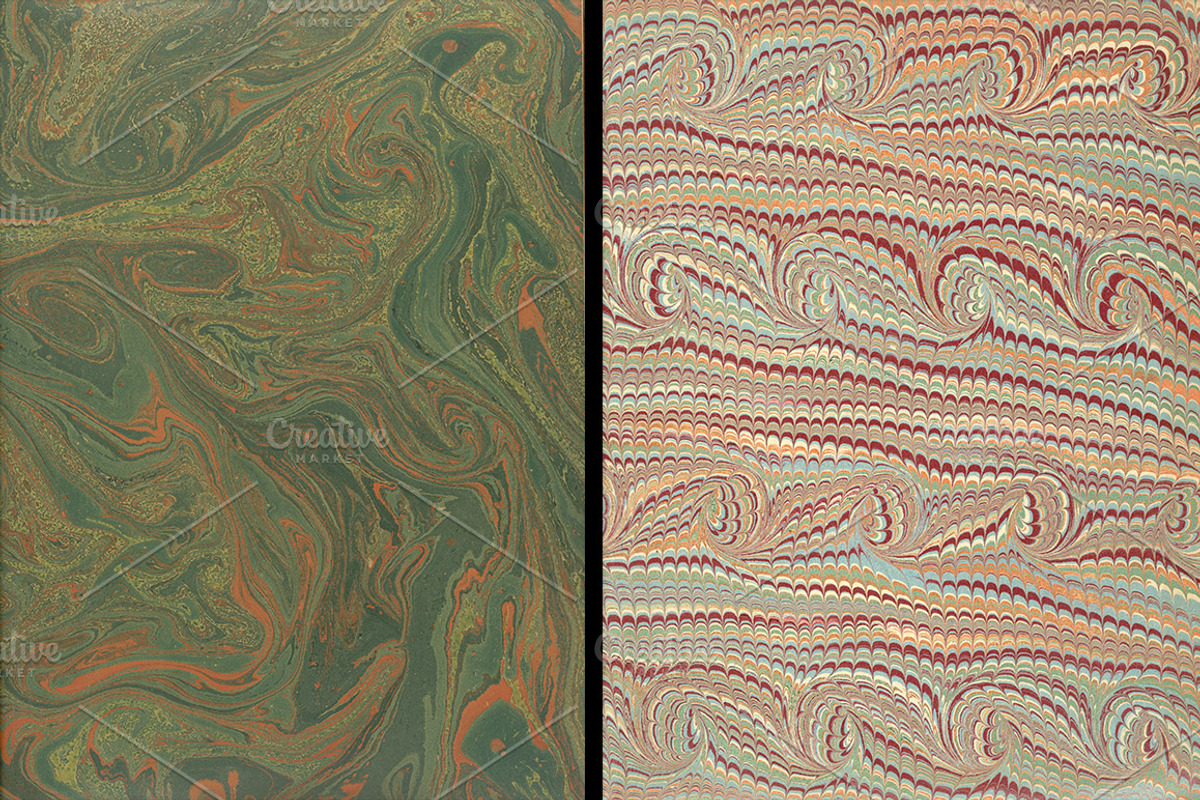 Antique Endpaper Textures, a Texture Graphic by Blue Line Design (Photo 6 of 21)
