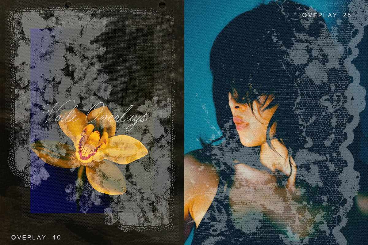 Voile Overlays - Lace Textures, a Texture Graphic by lerinartstudio (Photo 11 of 15)
