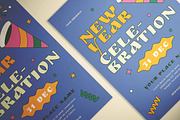 New Year Celebration Flyer, a Flyer Template by KMZVR.Lab (Thumbnail 4 of 6)