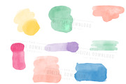 Watercolor Elements Clipart, an Object Graphic by The Digital Download Shop (Thumbnail 7 of 9)