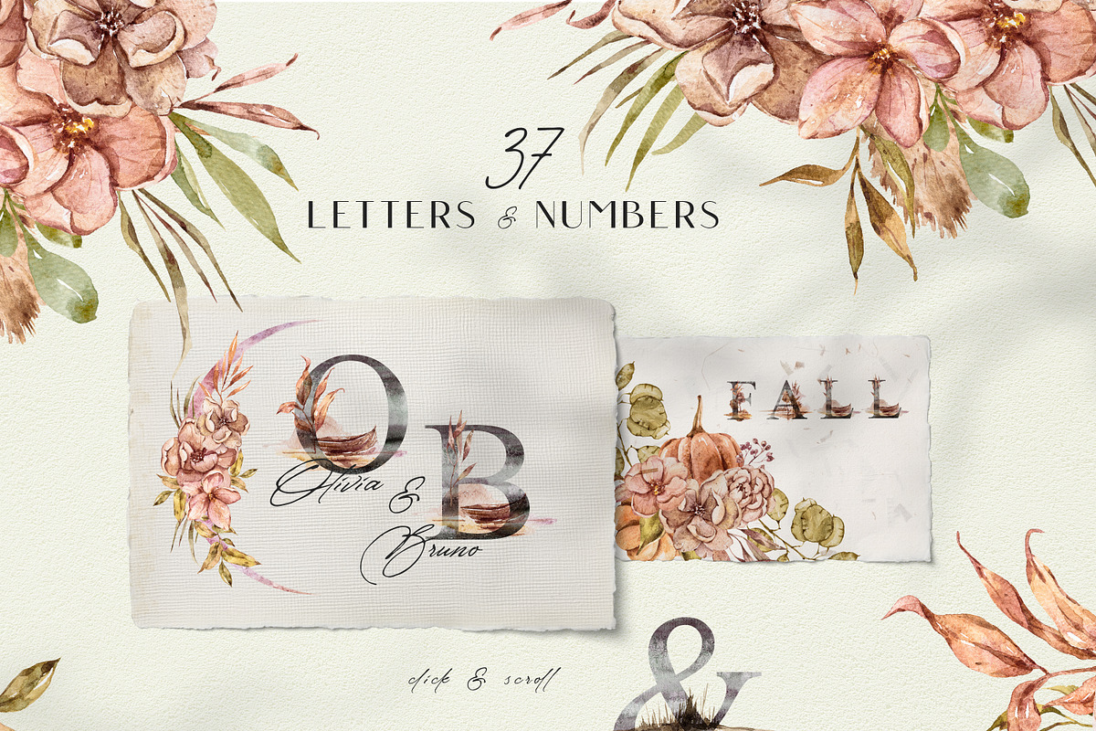 -20% Watercolor PUMPKIN SEASON set, a Texture Illustration by Tiana Geo (Photo 13 of 16)
