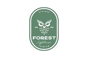 cool owl dynamic vintage logo, a Branding & Logo Template by devastd