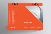 Desk Calendar 2018, a Stationery Template by Vepix (Thumbnail 5 of 12)
