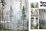 30+ Northern Conifer Forests Bundle, a Decorative Illustration by Virgo Studio (Thumbnail 5 of 6)