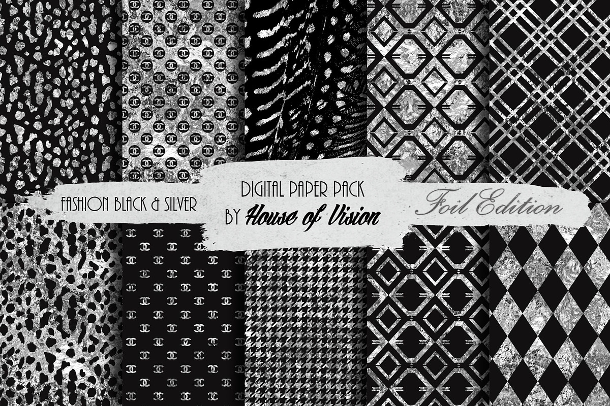 Fashion Blk and Silver Pack