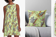 Cute Koalas. Seamless  patterns, a Pattern Graphic by MitrushovaArt (Thumbnail 9 of 10)