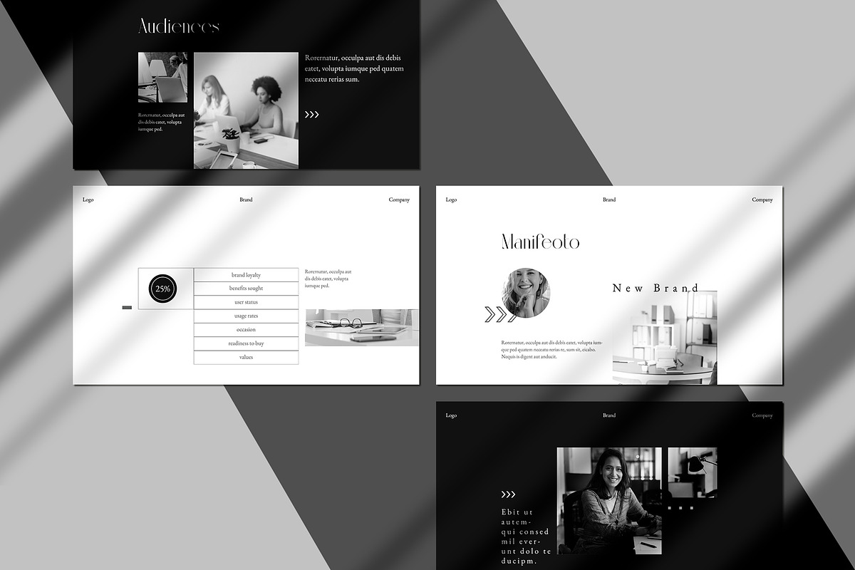 Brand Strategy Presentation Template, a Presentation Template by White Graphic (Photo 5 of 8)