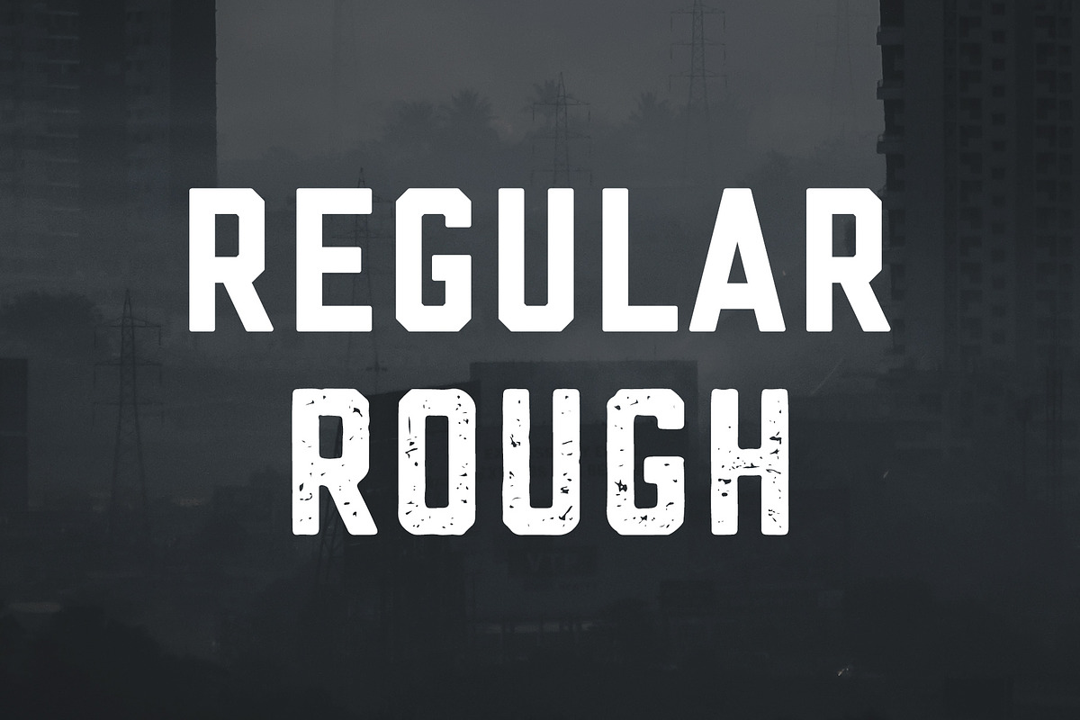 Grit - Industrial Font, a Font by Aurora Graphics (Photo 4 of 4)
