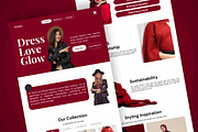 Avera - Editorial Fashion Landing, a Landing Page Template by productype1 (Thumbnail 4 of 5)
