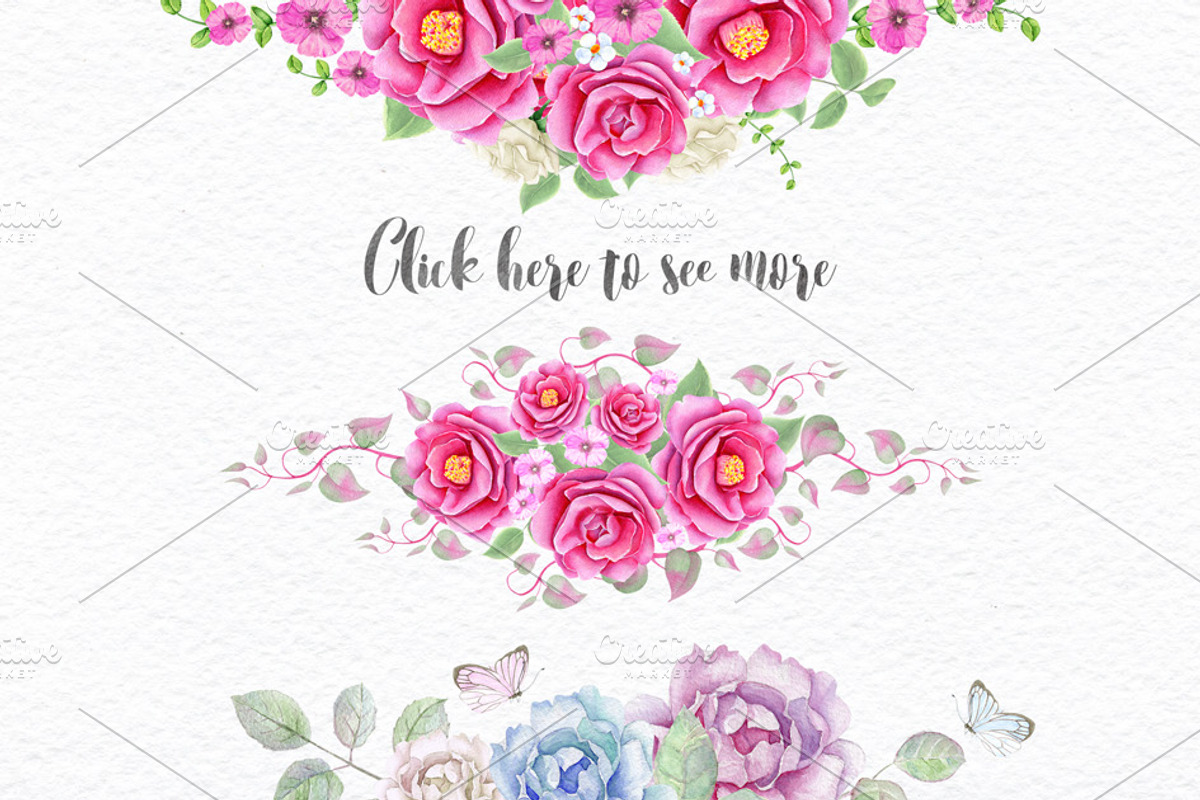 Wreaths and Bouquets collection, a Decorative Illustration by Eva Katerina (Photo 4 of 7)