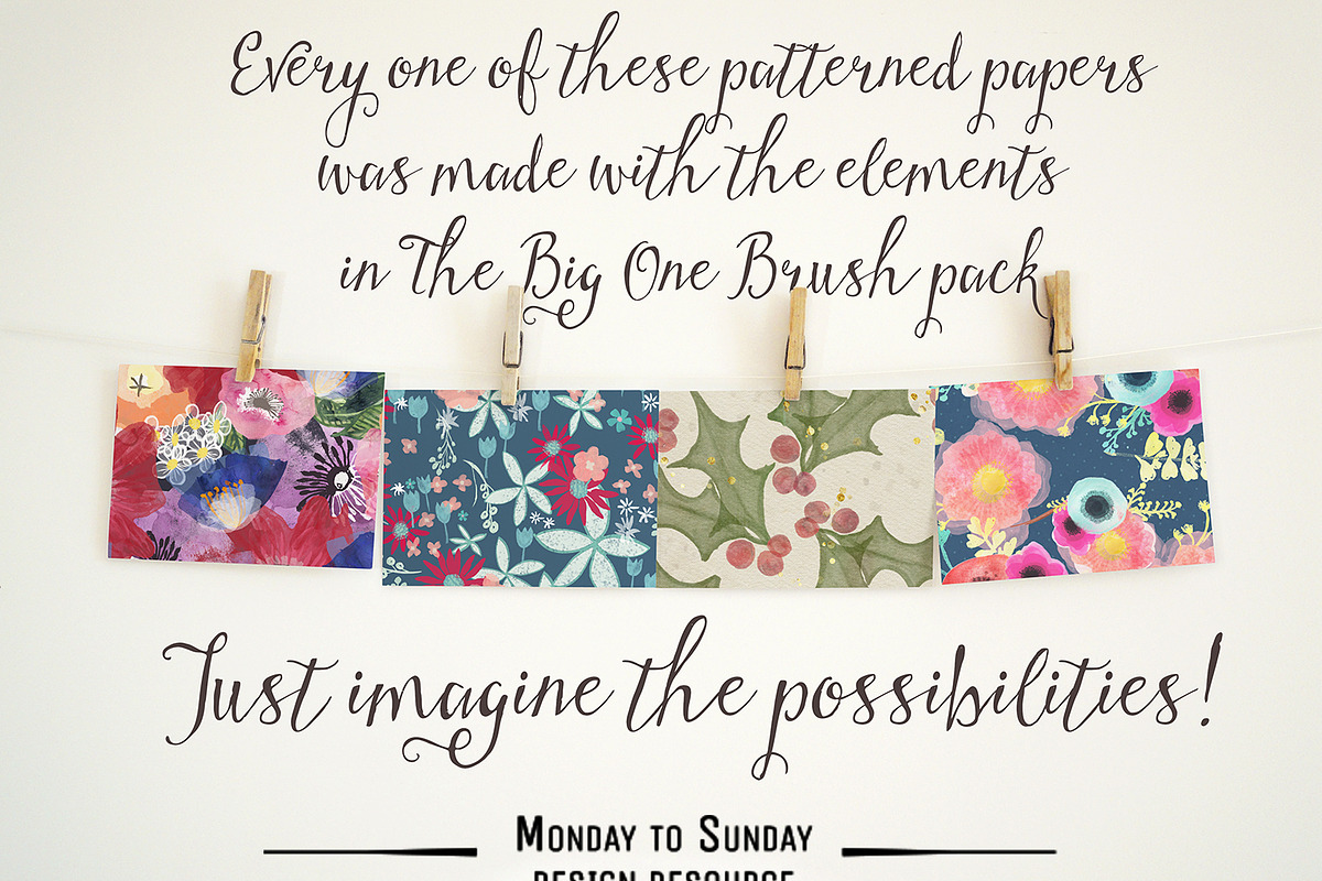 (almost) 900 Watercolor Brushes: CS3, a Brush Add-On by Snark Heart (Photo 4 of 5)
