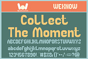 Collect the moment, a Font by weknow (Thumbnail 1 of 8)